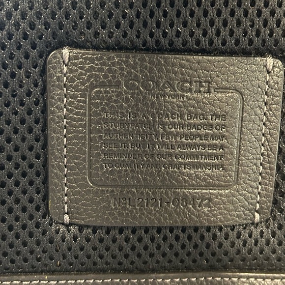 Coach Black Leather Backpack - Picture 13 of 14